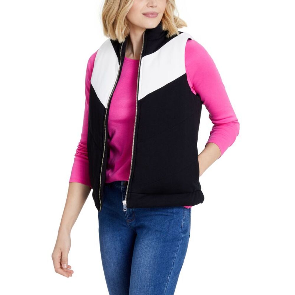 Charter Club Quilted French Terry Vest